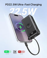Cargador portátil nano 5 en 1 para iPhone y Apple Watch, cargador p...