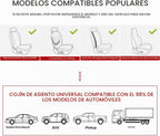 Funda de Asiento de Automóvil para Lujo y Comodidad - Cuero PU, Antideslizante, Protección de Envoltura Completa con Bolsillo de Almacenamiento para Cojín Inferior - Ajuste Universal para el