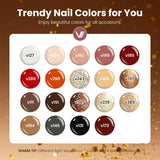 VANREESA Juego de 24 Piezas de Esmalte de Uñas en Gel - Colores Ele...