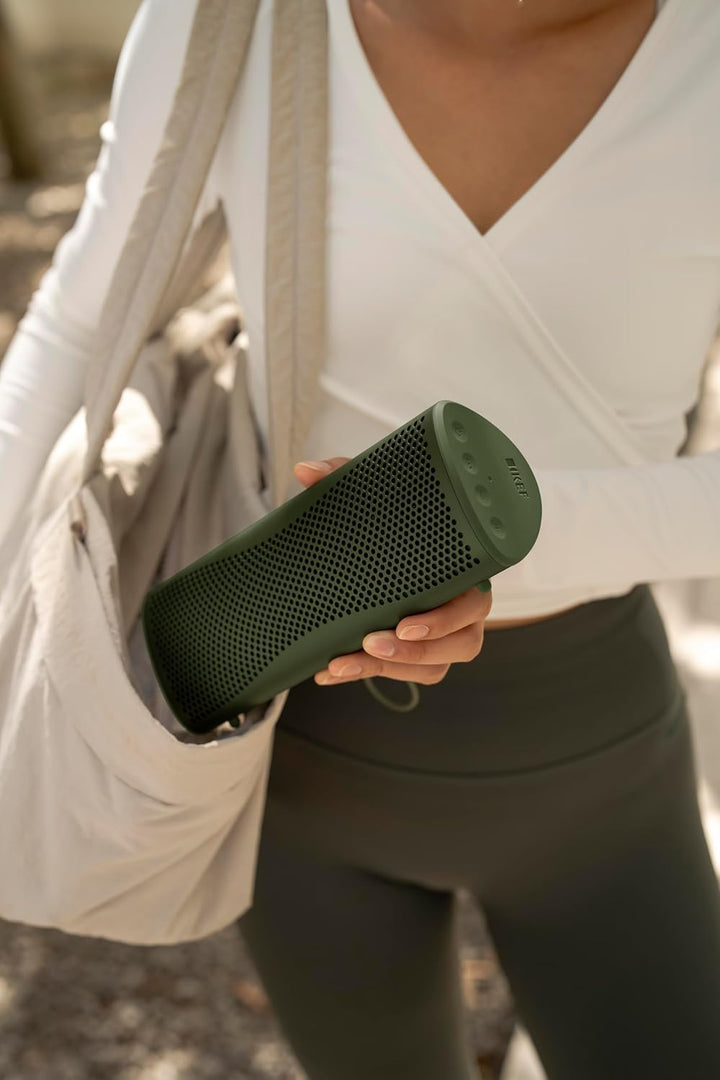 KEF Muo Altavoz portátil de alta fidelidad (verde musgo)