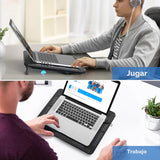 TECKNET Almohadilla de enfriamiento para laptop, enfriador portátil...