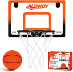 ALDWDY Aro de baloncesto para interiores sobre la puerta con baloncesto