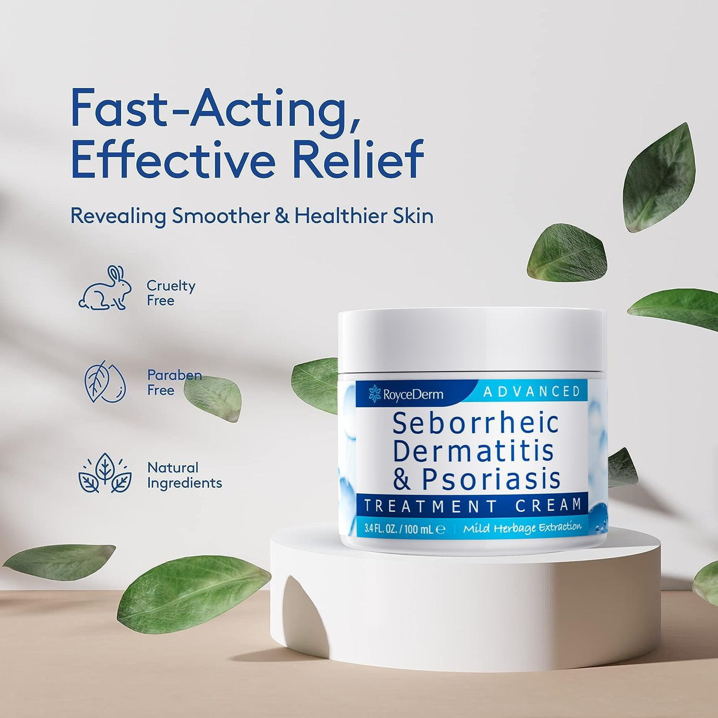 Roycederm Crema para Dermatitis Seborreica, Tratamiento para el Cue...