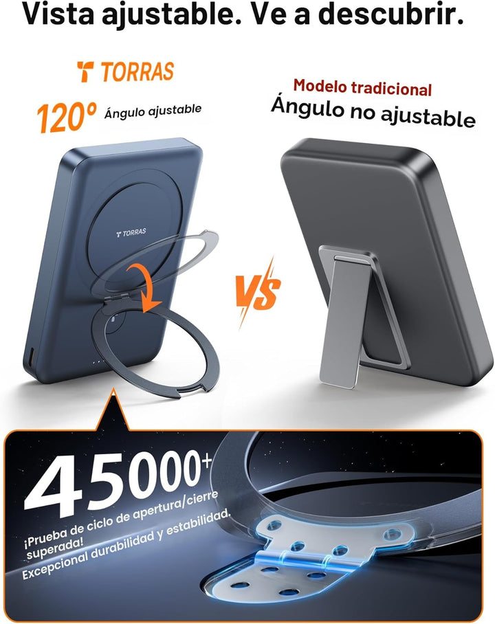 TORRAS EasyGo - Cargador portátil magnético de 10000 mAh para iPhon...