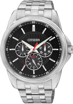Citizen - Reloj de cuarzo para hombre, acero inoxidable, clásico