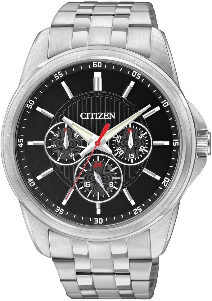 Citizen - Reloj de cuarzo para hombre, acero inoxidable, clásico