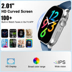 Poounur Relojes inteligentes para mujer, reloj inteligente con llamadas/mensajes/notificaciones, rastreador de actividad física con monitor de frecuencia cardíaca 24/7/sueño, reloj inteligente
