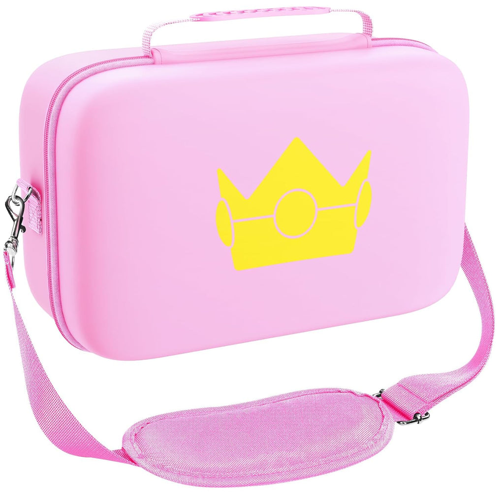 ivoler Estuche de Transporte y Almacenamiento para Nintendo Switch 2 2025 Todo en Uno Rosa