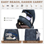 Bolsos bandolera antirrobo para mujer, bolso de viaje con bloqueo RFID, bolsos con bloqueo RFID para el pecho para viajes