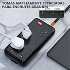 Regleta de alimentación para exteriores resistente a la intemperie, cable