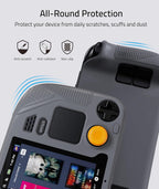 Syntech Funda protectora de silicona para Steam Deck OLED y LCD - Gris
