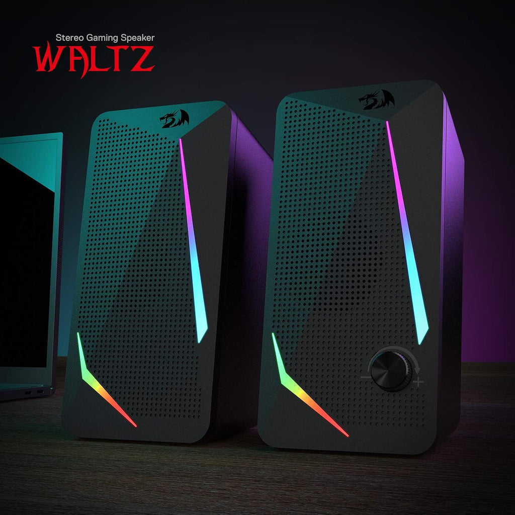 Redragon GS510 RGB altavoces de escritorio con cable, sonido estéreo de 2.0