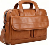 Taygeer Bolsa de cuero para laptop para hombre, maletín de negocios...