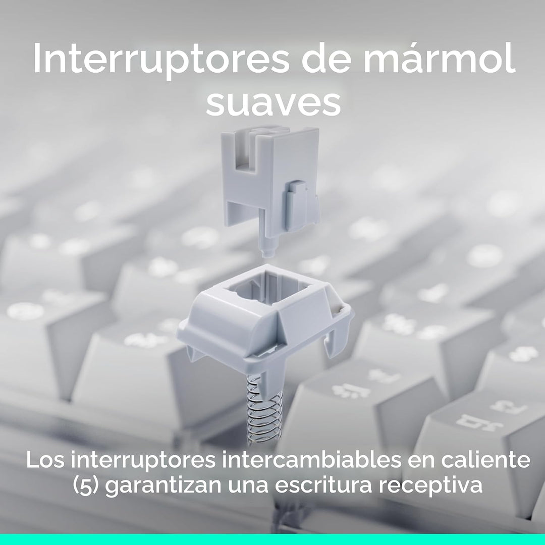 Logitech Alto Keys K98M - Teclado mecánico inalámbrico, teclado per...
