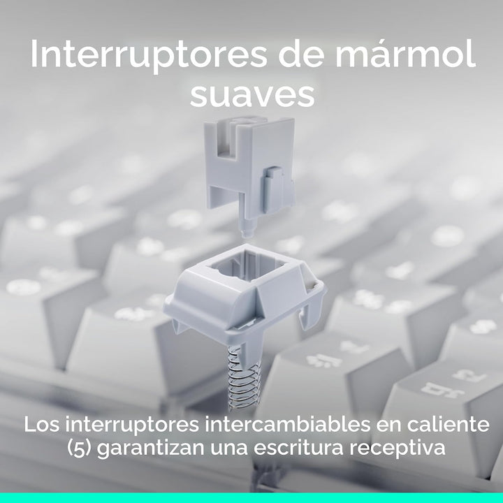 Logitech Alto Keys K98M - Teclado mecánico inalámbrico, teclado per...