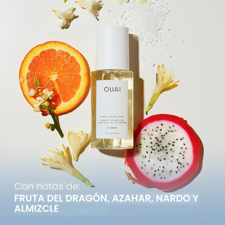 OUAI St. Barts - Bruma para el cabello y el cuerpo - Perfume tropic...