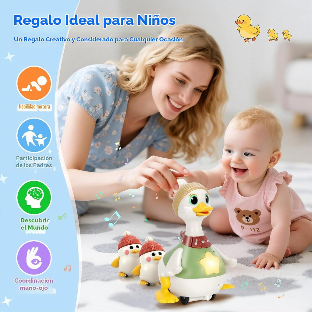 KETIEE - Juguetes para bebés de 6 a 12 meses, juguete de pato para niños