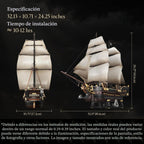 Wise Block Assassin's Creed - Juego de construcción de barcos piratas con