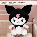 Juju Black Kawaii Plush (28 in) - Peluche Kawaii Negro (28 in) - Peluche Grande Kawaii - Peluche Gigante - Plushie (Hpy)