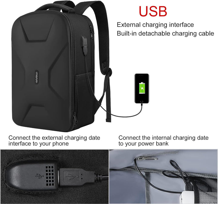 MOSISO Mochila para laptop de 15.6-16 pulgadas, 35L, con puerto de...