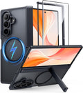 FNTCASE Funda para Galaxy Z Fold 8 Ultra/Z Fold 7 para MagSafe Negro