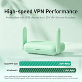 GL.iNet GL-MT3600BE (Beryl 7) Enrutador de viaje portátil, Wifi 7 d...