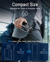 Huntkey Power Bank 20000mAh, cargador de batería portátil de 100 W,...
