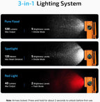 OLIGHT Oclip 2 Pro - Linterna EDC recargable, luz con clip, color naranja