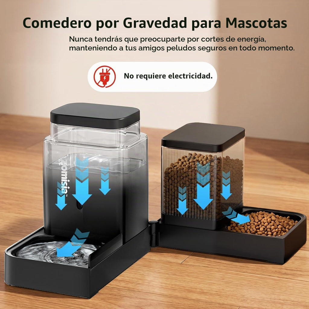 Comedero automático para gatos, dispensador de alimentos para gatos