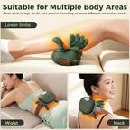KppeX Nuevo modelo de almohada de masaje de cuello con calor para aliviar