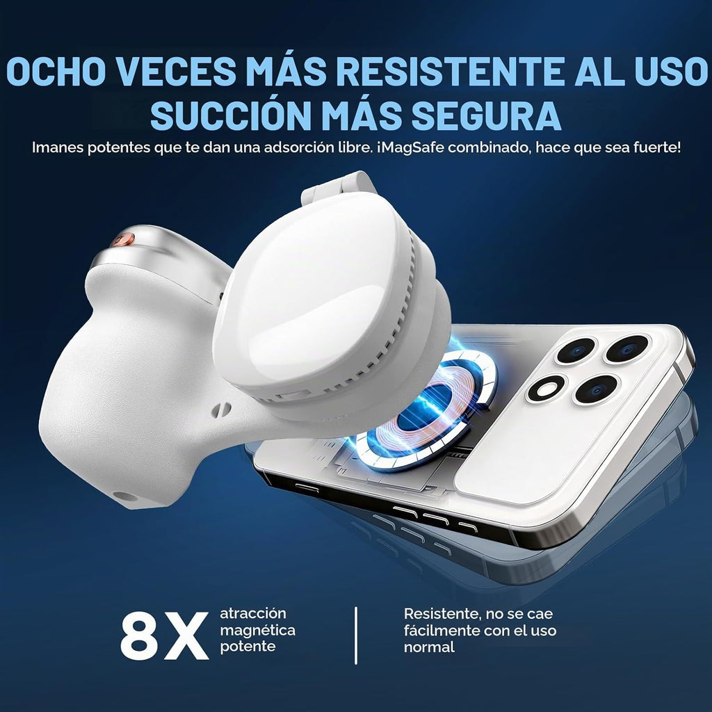 Agarre magnético para cámara y paquete de luz para selfie, control remoto
