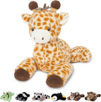 Niuniu Daddy Animales de peluche con peso, 20 en 3.3 libras, felpa calmante