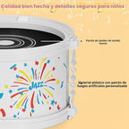 Juego de batería para niños pequeños de 2 a 4 años, instrumento musical de