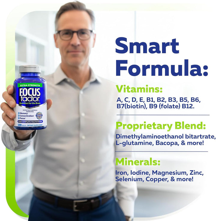Focus Factor Brain - Suplemento para la concentración