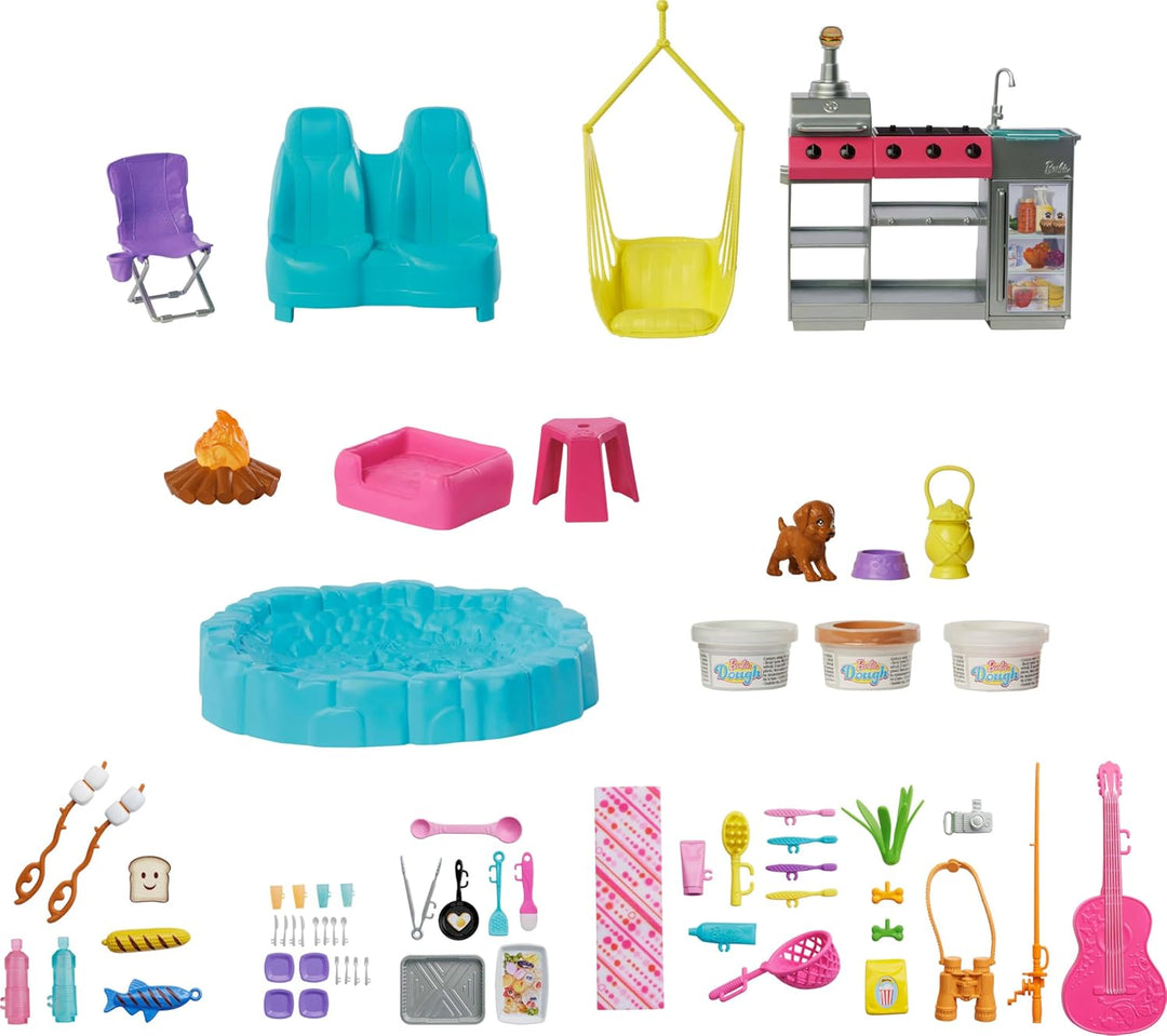 Barbie Dream Camper - Juego nuevo para 2025 con tienda de campaña d...