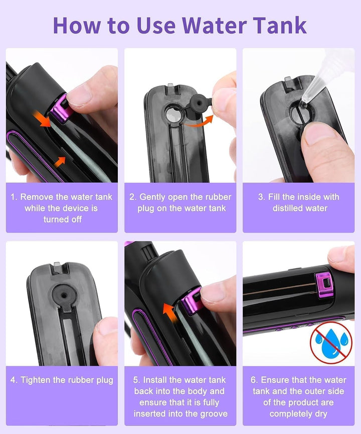 Alisadores de vapor para cabello, planchas alisadoras profesionales...