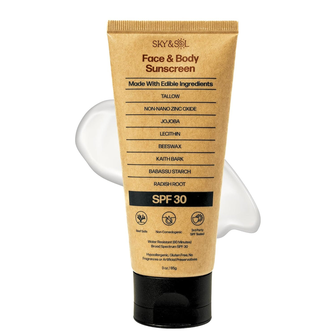 Sky and Sol Protector solar mineral natural SPF 30 3 oz: Sebo natur...