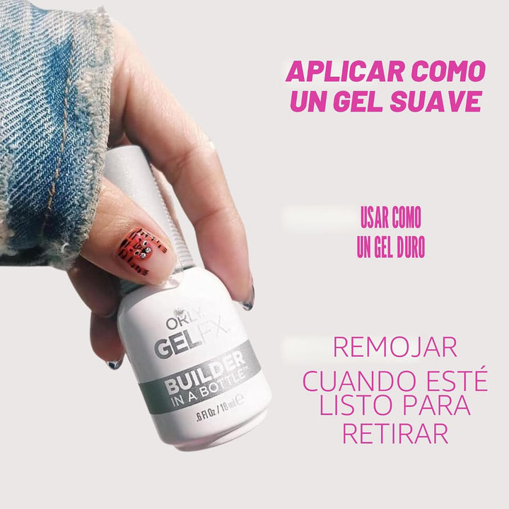 Orly Builder In A Bottle - Gel de escultura para extensión rápida d...