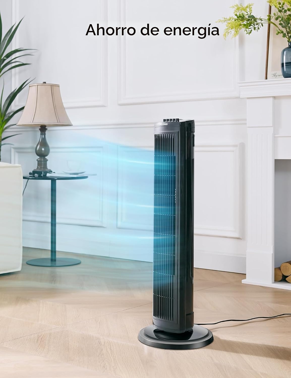PELONIS Ventilador de torre oscilante de 30 pulgadas con 3 ajustes...