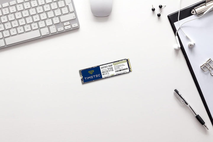 Timetec 512GB SSD 3D NAND SATA III 6Gb\/s M.2 2280 NGFF 256TBW Velo...