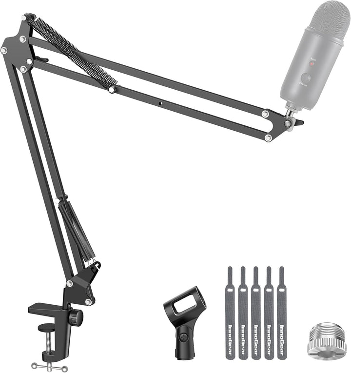 InnoGear Soporte de micrófono con brazo de brazo para Blue Yeti Hyp...