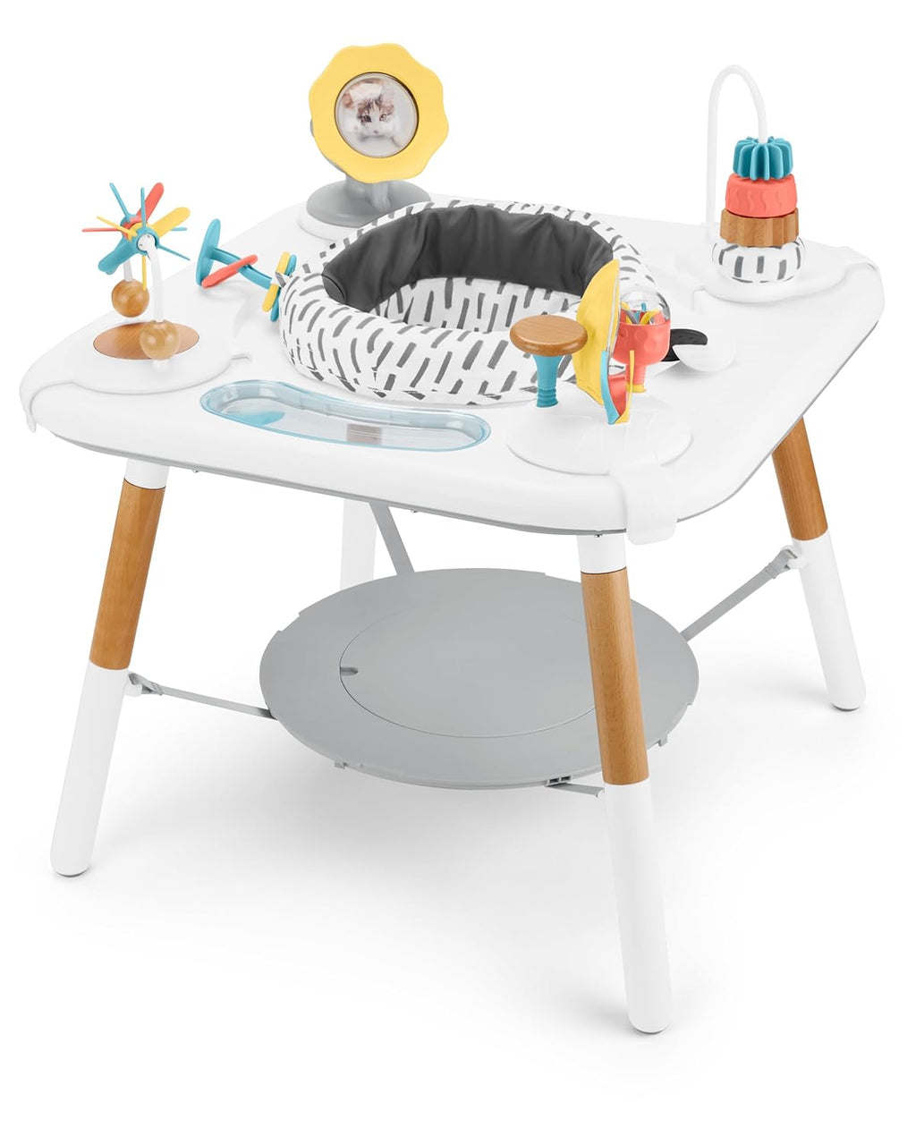 Skip Hop Discoverosity - Centro de actividades de 3 etapas inspirado en Montessori y mesa de juego para bebés a partir de 4 meses