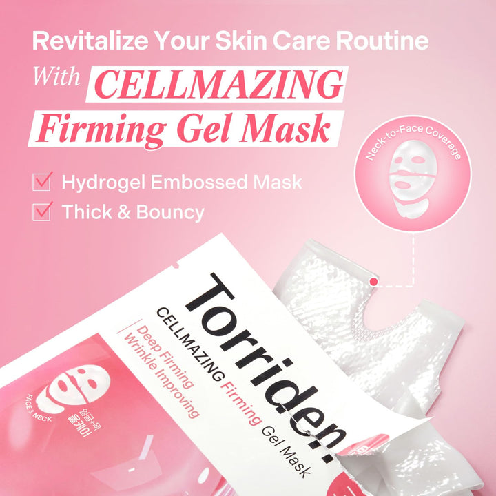 Torriden CELLMAZING Mascarilla de gel reafirmante de colágeno para...