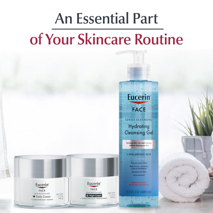 Eucerin Q10 - Set de cuidado de la piel, crema facial diaria antiar...
