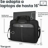 Targus Maletín delgado y ligero para portátil de 15 a 16 pulgadas,...