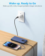 charmast Banco portátil 10000mAh del poder del cargador con el enchufe