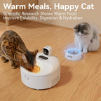 Comida húmeda - Comedero automático para gatos con cámara, 5 comidas