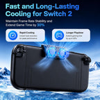 Tongzhuo Ventilador Refrigerante para Nintendo Switch 2, Enfriamiento Rápido, Dos Velocidades Ajustables (Algunas Ruidos de Aire Durante la Operación y ¡Se Debe Quitar la funda al Usar!)