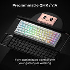 HITIME x XVX M67 Teclado inalámbrico 60% por ciento, teclado para j...