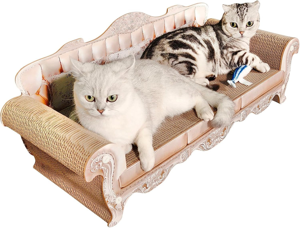 Sofá rascador para gatos extra grande de 31.5 pulgadas